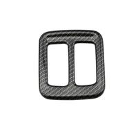 Voiture Intérieur Pour Jeep Pour Compass 2017-2020 Chrome Couvercle Ventilation Climatiseur Arrière Cadre Sortie AC Garniture Voiture Voiture Garniture (Couleur : Fibre de carbone)