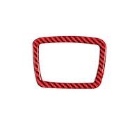 Voiture intérieur Voiture Accessoires Intérieurs Copilote Boîte Rangement Interrupteur Garniture Cadre Autocollants Pour BMW Série 5 F10 F18 2011-2017 Voiture intérieurs(RED)