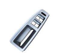Voiture Intérieure Porte Poignée Support Panneau Commutateur Poignée Porte Avant Gauche Intérieure 4 Portes Pour VW Pour Cross Polo Mk4 9N Pour Berline 2006-2009(Bright Silver-1Piece)