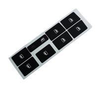 Voiture Intérieurs Compatible Avec A4 2004 2005 2006 2007 2008 Autocollants Fenêtre Pour Réparation Bouton Usé Bouton Commutation Voiture Autocollant Bouton Universel Remplacement