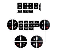 Voiture Intérieurs Compatible Avec C&evrolet Pour Silverado 2500 2007 2008 2009 2010 2011 2012 2013 2014 Autocollants Intérieurs Voiture Accessoire Climatisation Panneau Commande Central