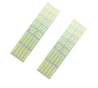 Voiture interne Décor 2 Pièces Vert/orange/bleu Voiture Lève-vitre Interrupteur Bouton Autocollants Décalcomanies Compatible Avec Kia