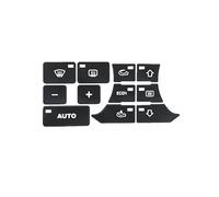 Voiture interne Décor Compatible Avec Pour A3 8P Autocollant Bouton Voiture Console Centrale Climatisation A/C Bouton Contrôle Climatique Autocollants Réparation Autocollants