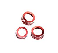 Voiture interne Décor Compatible Avec Pour A3 8V 2014 2015 2016 2017 2018 2019 2020 Console Centrale Multimédia Bouton Interrupteur Cercles Décoration Couverture Garniture Intérieur