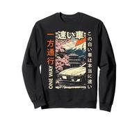 Voiture Japonaise Montagnes One Way Ukiyo-e Art Hommes Femmes Enfants Sweatshirt