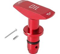 Voiture Jauge d'huile Poignée de traction Alliage d'aluminium 4,5mm rouge Pour Ford pour Mustang GT V8 GT500 1999-2011