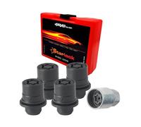 Voiture Jeu d’antivols de roue pour KIA Opirus 2006-2012 Acier Noir 4x M12X1,5