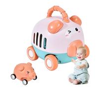 Voiture Jouet De Retour - Véhicule Éducatif Interactif,Jouet Voiture Inertie | Pour Garçons Jeu Intérieure Activité Famille Cadeau Fête École Anniversaire Maternelle