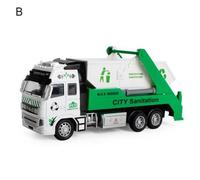 Voiture Jouet Éducatif En Alliage Pour Enfants, Modèle De Véhicule, Ingénierie, Camion Sanitaire Des Ordures, Cadeau De Noël Et Du Nouvel An