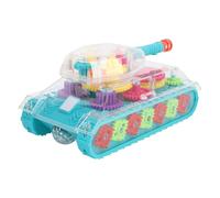 Voiture Jouet Lumineuse, Jouet de Voiture à Engrenages Transparents à Rotation de 360 degrés avec Engrenages Mobiles Colorés pour Une Utilisation Intérieure et Extérieure