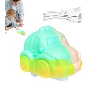 Voiture Jouet Lumineuse Pour - Véhicule Électrique Avec Éclairage LED Et Texture Douce,Jouet De Voiture Adorable Pour Tout-Petits,Pour Les Garçons, Les Et Les Tout-Petits Lors De Noël, Les Vacances, A