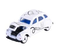 Voiture jouet moulé sous pression Citroen 2CV blanche Majorette French Touch ...