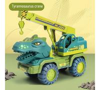 Voiture Jouet Pour Garçon, Grand Dinosaure, Véhicule D'Ingénierie, Pelle, Grue, Camion De Décharge, Voiture À Inertie