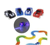 Voiture Jouets Pour Magic Track Avec 5 Lumières Clignotantes À Led, Magic Tracks Cars Jouet De Voiture Remplacement De Voiturem428