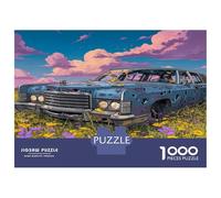 Voiture Junker Jigsaw Puzzle Jeu Difficile pour Les 1000 Pièces Fleur âme du désert Puzzles Art Déco Divertissement Créatif Aux Adultes Et Enfants 38x26cm/1000pcs