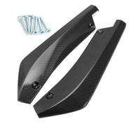 Voiture Jupes Latérales 40cm Pare-Chocs Arrière Spoiler Diffuseur Séparateur Couverture Côté Canards Garniture Autocollant pour BMW Série 5 G30 G31 G38 530i 540i(Aspect Fibre de Carbone)