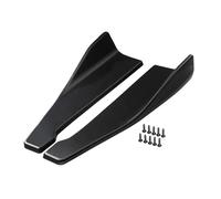 Voiture Jupes Latérales 48 Cm Pare-Chocs Arrière Protecteur Diffuseur Lèvre Séparateur Tablier Spoiler Jupe Latérale pour RS3 RS4 RS5 RS6 A6 C6 C5 A4 A3(Glossy Black)