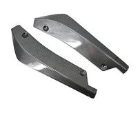 Voiture Jupes Latérales Ban Universelle Pare-Chocs Avant Et Arrière Voiture Séparateur Lèvre Diffuseur Protection Contre Les Rayures Ailes en Fiber(Le Noir)