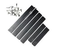 Voiture Jupes Latérales Ensemble 6Jupes Latérales Universelles 2m/2,2m Extensions Bas Caisse Séparateurs Lèvre Pare-Chocs Aileron Jupe Latérale Rouge Carbone Noir(Carbon Fiber 2.2m)