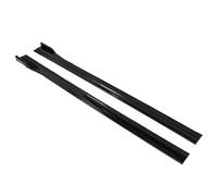 Voiture Jupes Latérales Extensions De Jupe Latérale Universelles pour Voiture Séparateurs À Bascule Latéraux Diffuseur Ailes d'ailes(Glossy Black)