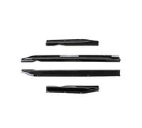 Voiture Jupes Latérales Kit Carrosserie Couverture Lèvre Pare-Chocs D'aile Latérale Diffuseur Séparateur Jupe Voiture pour BMW pour M3 G80 G81 pour M4 G82 G83(4-Glossy Black)