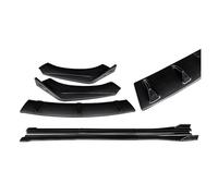 Voiture Jupes Latérales Kit De Lèvre Pare-Choc Avant Voiture Protection Becquet Menton Jupes Latérales Diffuseur Arrière pour TT 2004 - 2014 2015-2019(15-19 Carbon Look)