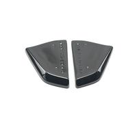 Voiture Jupes Latérales Lot 2 Diffuseurs Latéraux d'angle Pare-Chocs Arrière Voiture Becquet Séparation en Fibre Carbone Noir Brillant pour Chevrolet pour Corvette C7 2014-2019(Glossy Black)