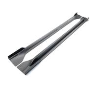 Voiture Jupes Latérales pour Jeep pour Grand pour Cherokee SRT/SRT8/Trackhawk 2012-2021 Plaque Lèvre Pare-Chocs Kit Carrosserie Aile Voiture Séparateur(Matte Black Skirt)