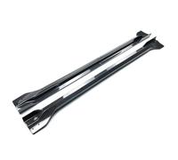 Voiture Jupes Latérales pour Jeep pour Grand pour Cherokee SRT/SRT8/Trackhawk 2012-2021 Plaque Lèvre Pare-Chocs Kit Carrosserie Aile Voiture Séparateur(Carbon Fiber Skirt)