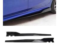 Voiture Jupes Latérales pour Mitsubishi Eclipse Cross (2018-2024),Latéral Séparateurs Diffuseur Marchepieds Latéraux Pédales Splitter Pédales Anti-Collision, Gloss Black