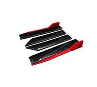 Voiture Jupes Latérales pour VW pour Golf pour Mk4 Mk5 Mk6 Mk7 Extensions Jupe Latérale Noir + Rouge Lèvre Séparation D'aile Kit Carrosserie Voiture Garde