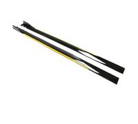 Voiture Jupes Latérales Universal Car Styling Side Skirts Extension Diffuser Bodykit Exterior Accessories for Toyota(220cm Black Yellow)