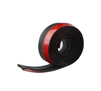 Voiture Jupes Latérales Universel 2.5m Noir Pare-Chocs Avant Spoiler Lèvres Voiture Lèvre Protection Autocollants en Caoutchouc Protéger