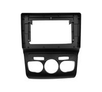 Voiture Kit Cadre D'autoradio 2 Din Panneau Tableau Bord Stéréo Automatique Garniture Façade Plaque Frontale pour Citroen C4 C4L 2010-2015 Cadre Panneau D'autoradio(Frame)