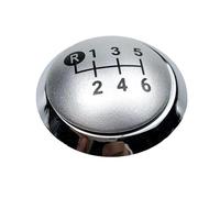 Voiture Levier De Vitesse Pour Toyota Pour Corolla 1.8MT 2007-2013 Couvercle De Pommeau Levier Vitesse 5/6 Vitesses(6 Speed Silver)