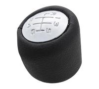 Voiture Levier Vitesse pour Laguna II 2 Mk2 2001-2007 6 Vitesses Capuchon Chromé Noir Caractère Voiture Cuir Pommeau De Levier De Vitesse Bâton Tête De Handball Pommeau Vitesse Manette