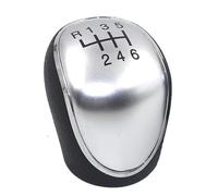 Voiture Levier Vitesse pour Mitsubishi pour Outlander II 2007-2012 Pommeau De Levier De Vitesse Manuel À 6 Vitesses Pommeau Vitesse Manette(Argent)