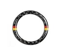 Voiture L'intérieur Pour Benz W204 W205 W212 Classe CE Moteur De Voiture Bouton D'arrêt De Démarrage Garniture Anneau Autocollant Accessoires En Fibre De Carbone(Ring Germany Style)