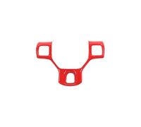 Voiture L'intérieur Pour Dodge Pour RAM 1500 2010-2017 Accessoires Intérieurs Décoration De Volant De Voiture Autocollants De Couverture Intérieure Voiture(Red)