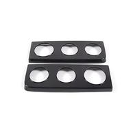 Voiture L'intérieur Pour Hummer H2 2003-2009 Voiture Pare-chocs Arrière Couvercle De Feu Arrière Garniture Cadre De Protection De Lampe Arrière Intérieure Voiture(Style C Black)