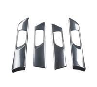 Voiture L'intérieur Pour Subaru Pour Forester 2008 2009 2010 2011 2012 Bandes Décoratives Poignée Porte Intérieure Voiture Autocollants Couverture Automotive Interior(Carbon Fiber Black)