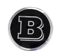 Voiture Logo Emblème Badge Autocollants pour Smart Brabus 58mm, Décoration de Voiture pour Coffre, Côté Arrière, Porte de Ajustement Parfait