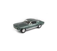 Maisto Voiture miniature Ford Mustang GTA Fastback 1967 1:18 Vert métallisé
