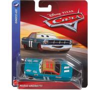Voiture Mario Andretti Cars Disney - Mattel - Métal - Echelle 1:55