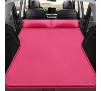 Voiture Matelas Gonflable pour Toyota Grand Highlander 7 Places 2024 2025 Lit de Couchage d'air Portable avec Coussin Camping Lit de Voyage Gonflable Coffre Oreiller de Couchage (Rose)