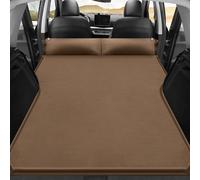 Voiture Matelas Gonflable pour Toyota Grand Highlander 7 Places 2024 2025 Matelas Gonflable Portable avec Coussin Camping Lit De Voyage Gonflable Coffre Oreiller De Couchage (Brun)