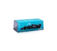 Voiture MB AMG W14 E Performance avec casque Hamilton