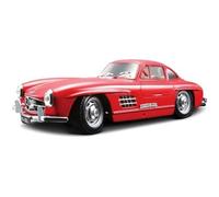 Voiture Mercedes Benz 300SL 1954 en métal à l'échelle 1/24ème de BBURAGO