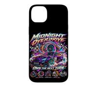 Voiture Midnight Overdrive Street Racing Turbo Drift Coque pour iPhone 14 Plus