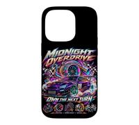 Voiture Midnight Overdrive Street Racing Turbo Drift Coque pour iPhone 14 Pro